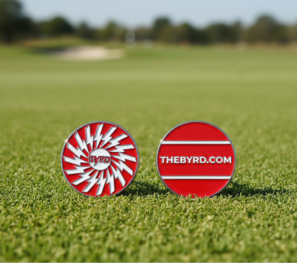 RED, WHITE & BLUE BYRD BALL MARKERS - The Byrd, LLC